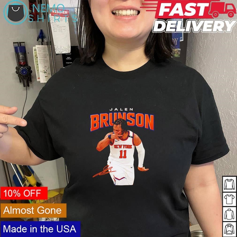Jalen Brunson 11 New York Knicks signature shirt
