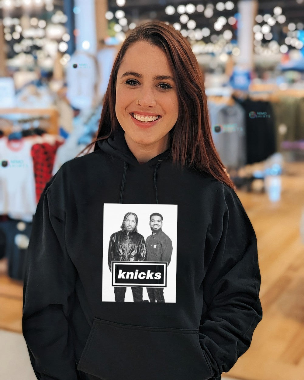 Jalen Brunson and Josh Hart Knicks Oasis cover shirt