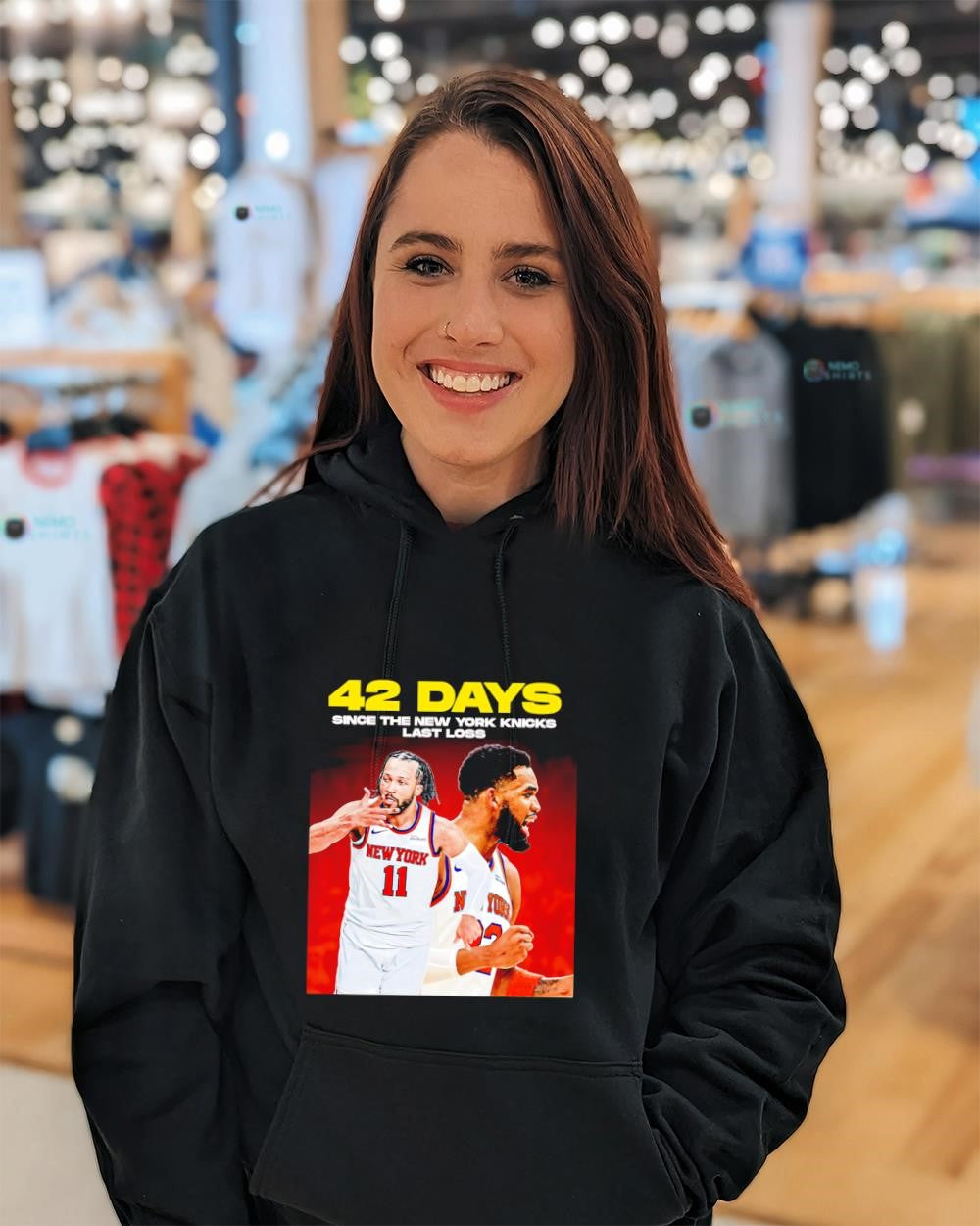 Jalen Brunson and Karl-Anthony Towns 42 days since the New York Knicks last loss shirt