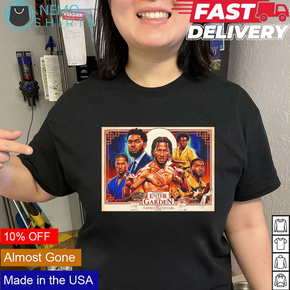 Jalen Brunson enter the Garden New York Knicks shirt