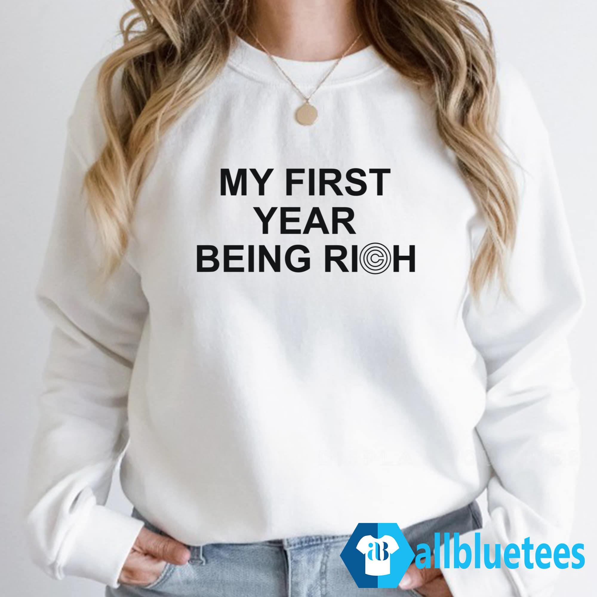 Jalen Carter My First Year Being Rich Shirt