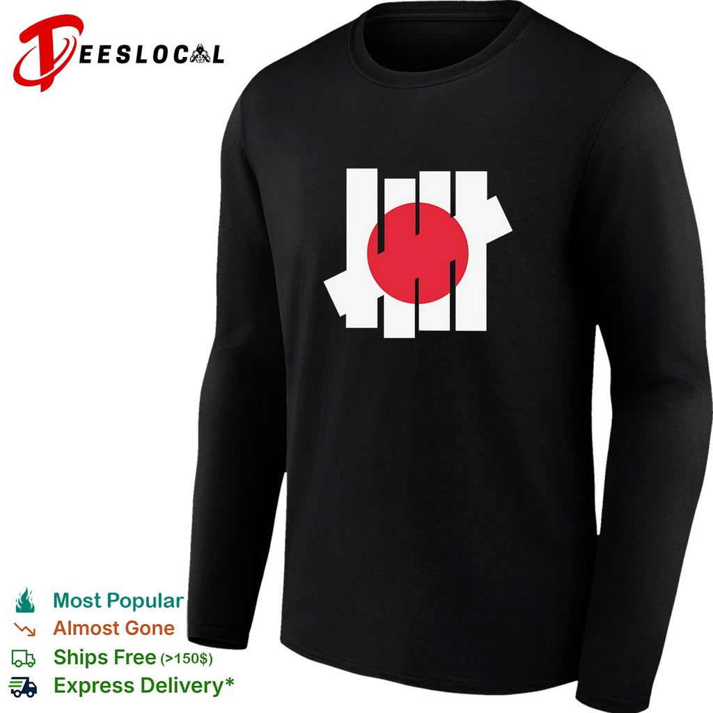 Japan flag x Undefeated logo shirt
