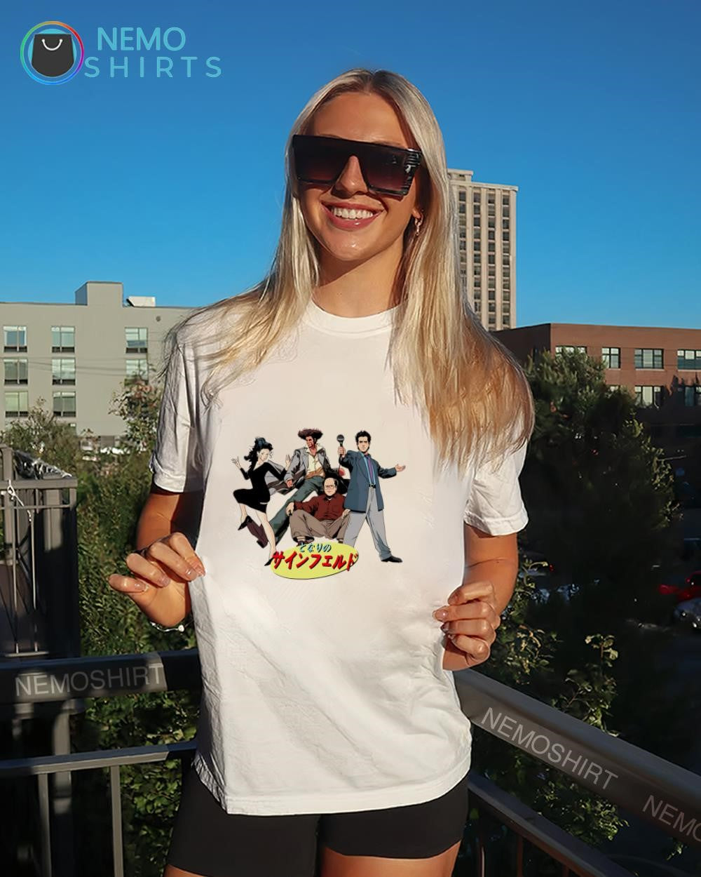 Japanese 90s sitcom by K. Thor Jensen graphic shirt
