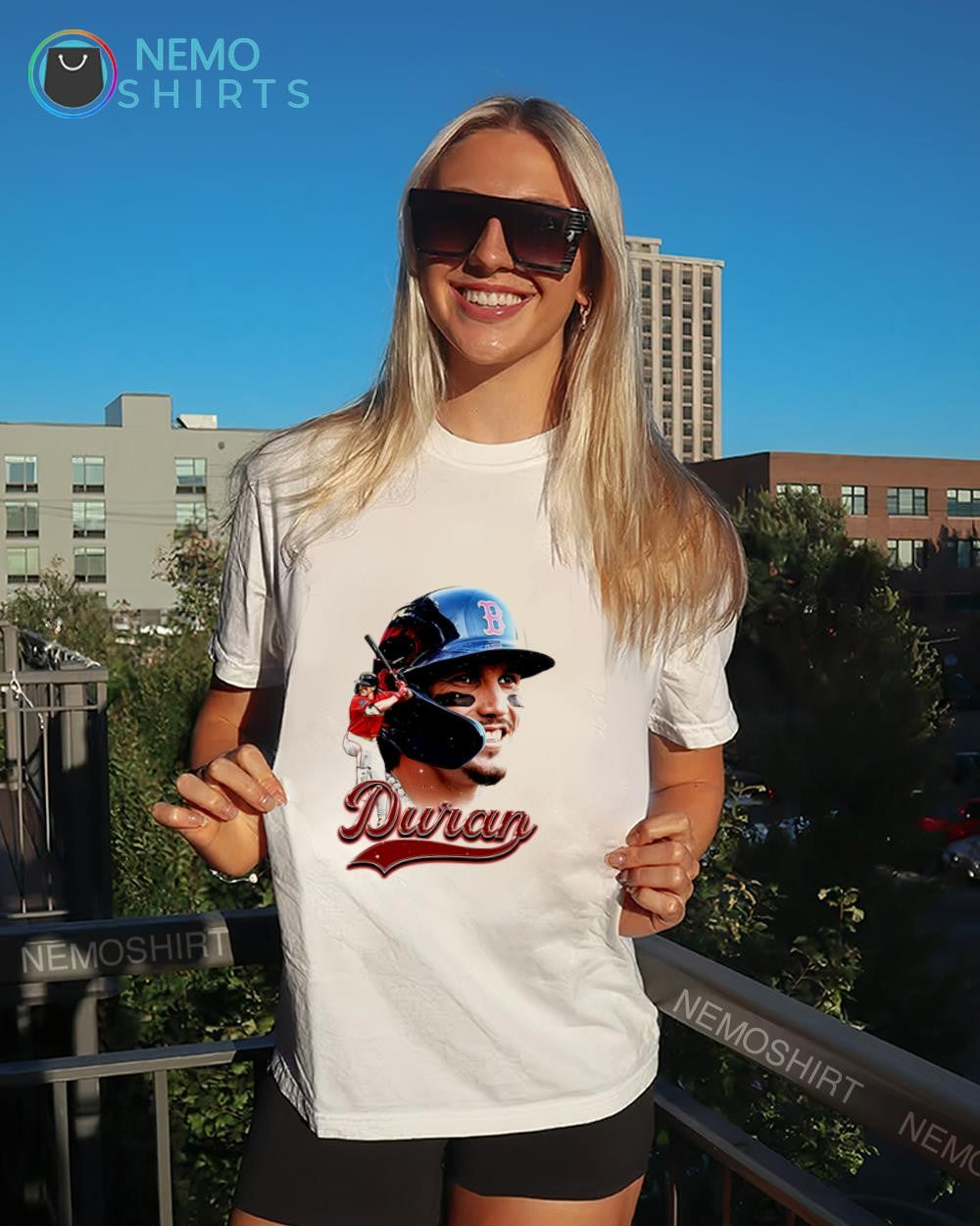 Jarren Duran Boston Red Sox player baseball shirt