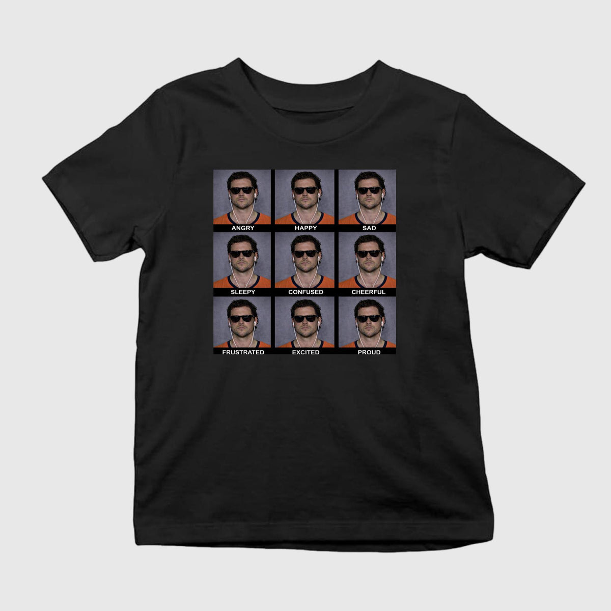 Jarrett Stidham Angry Happy Sad Sleepy Shirt