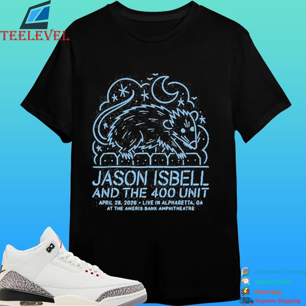 Jason Isbell And The 400 Unit April 28 2026 Live In Alpharetta Ga At The Ameris Bank Amphitheatre Shirt