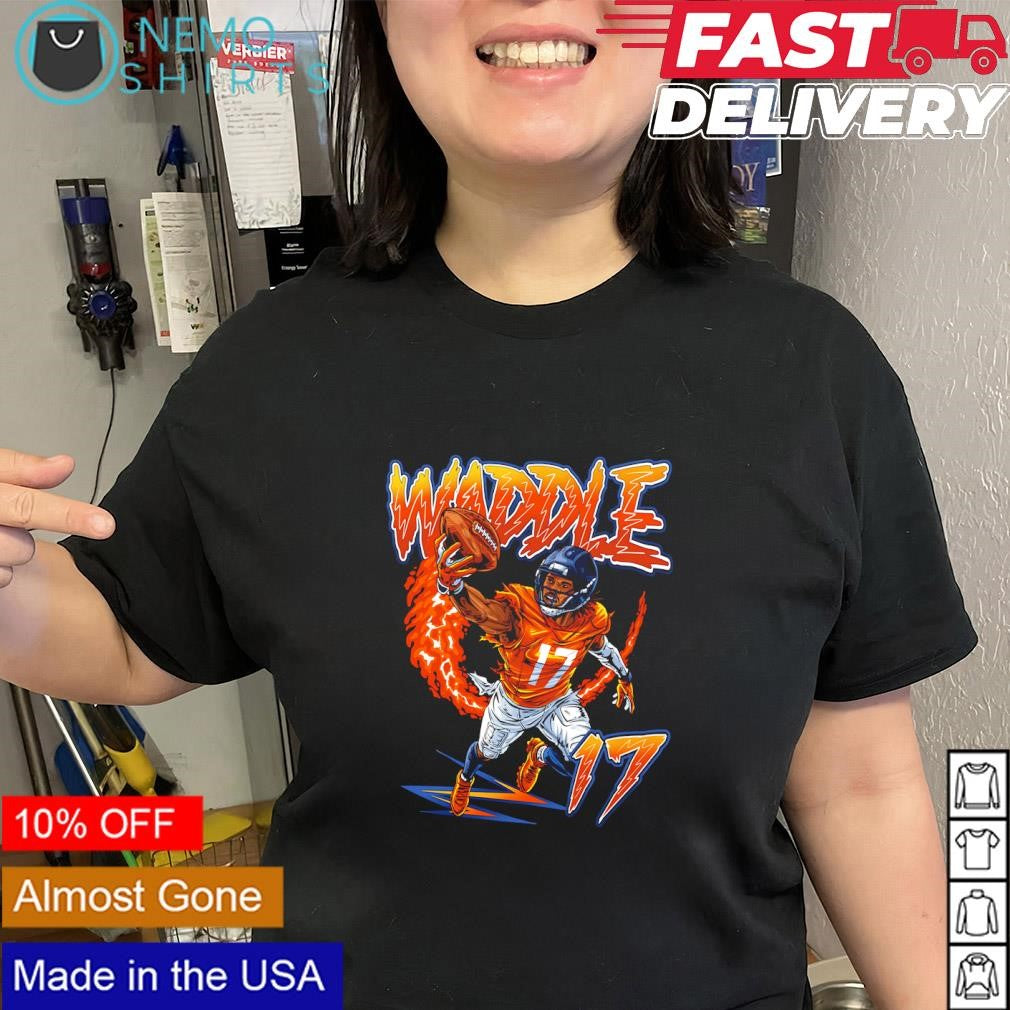 Jaylen Waddle Denver Broncos wide receiver number 17 shirt