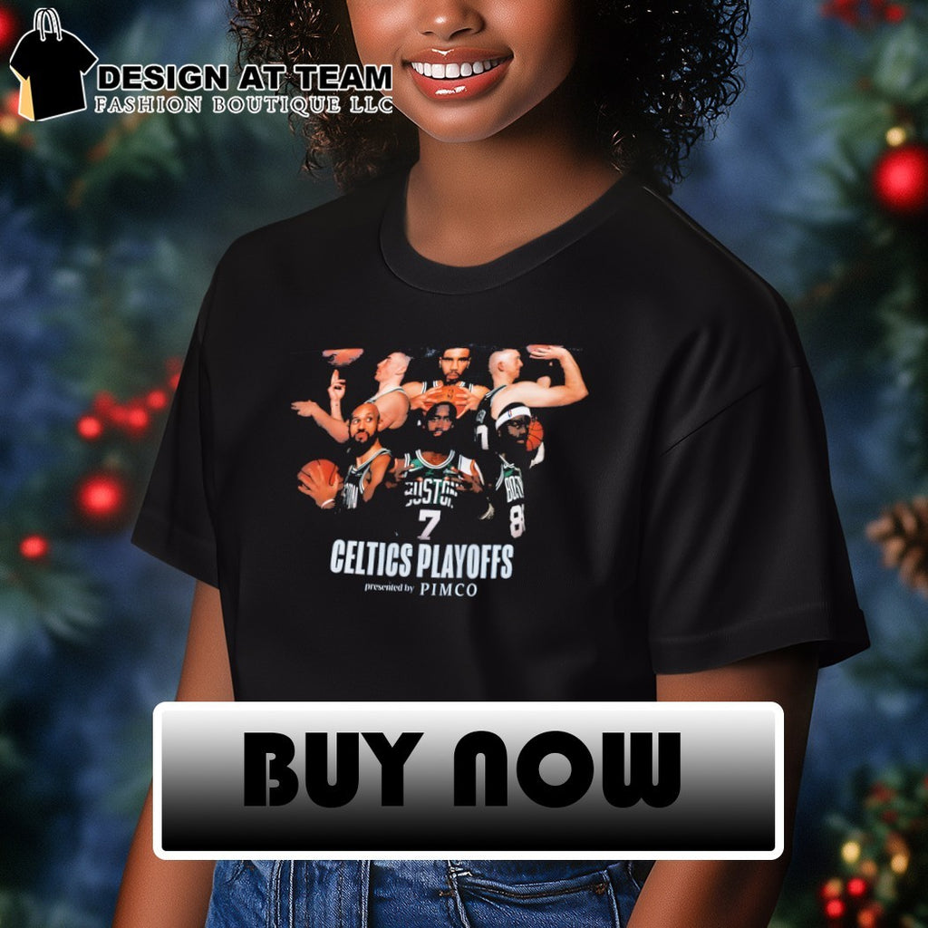 Jayson Tatum Jaylen Brown Boston Celtics Basketball Playoffs NBA presented by Pimco graphic shirt