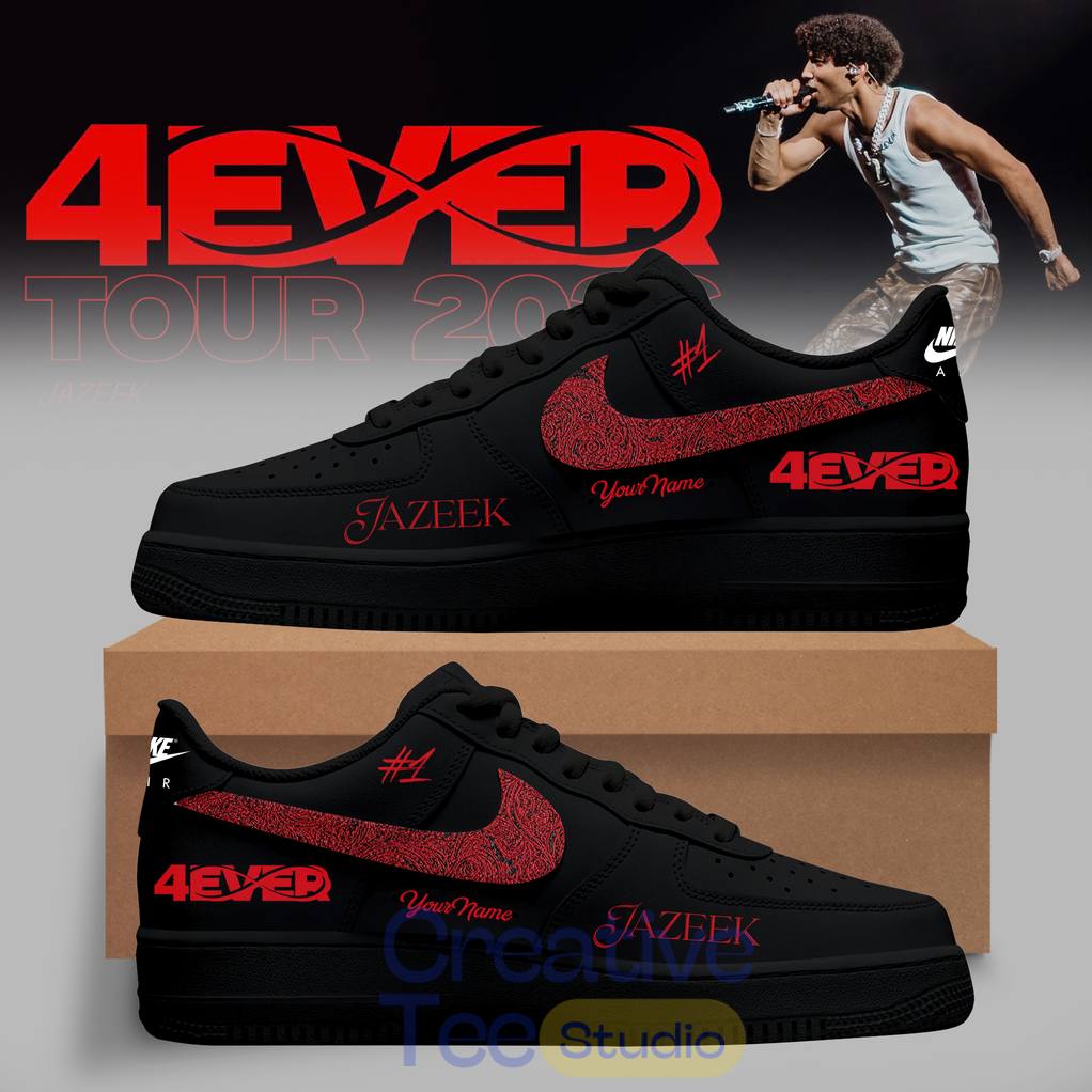 Jazeek – 4EVER Tour 2026 Custom Air Force 1 Shoes