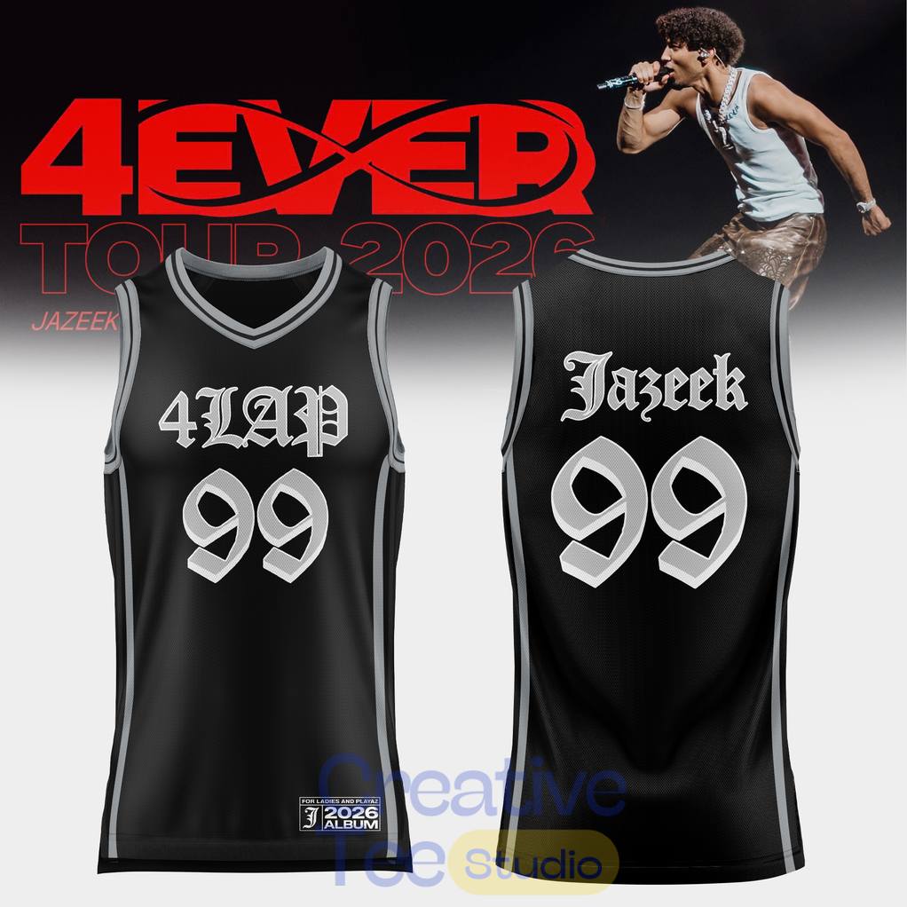 Jazeek – 4EVER Tour 2026 Exclusive Basketball Jersey