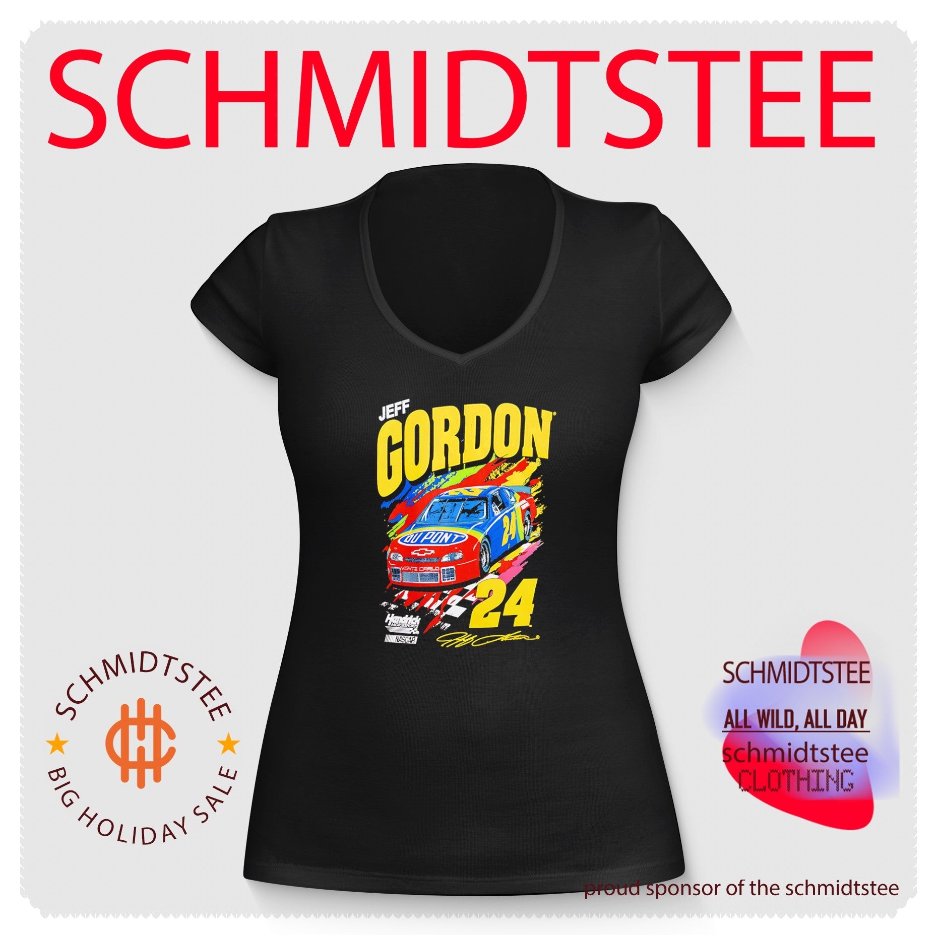 Jeff Gordon Isaac Morris signature graphic shirt