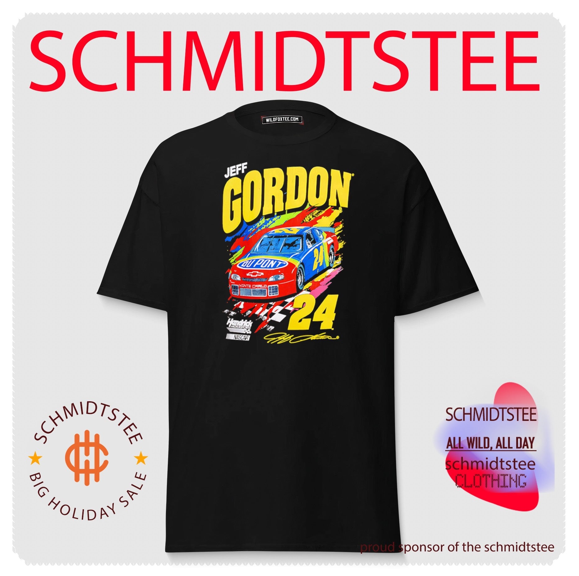 Jeff Gordon Isaac Morris signature graphic shirt
