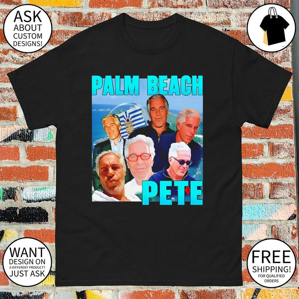 Jeffrey Epstein Palm Beach Pete graphic vintage shirt