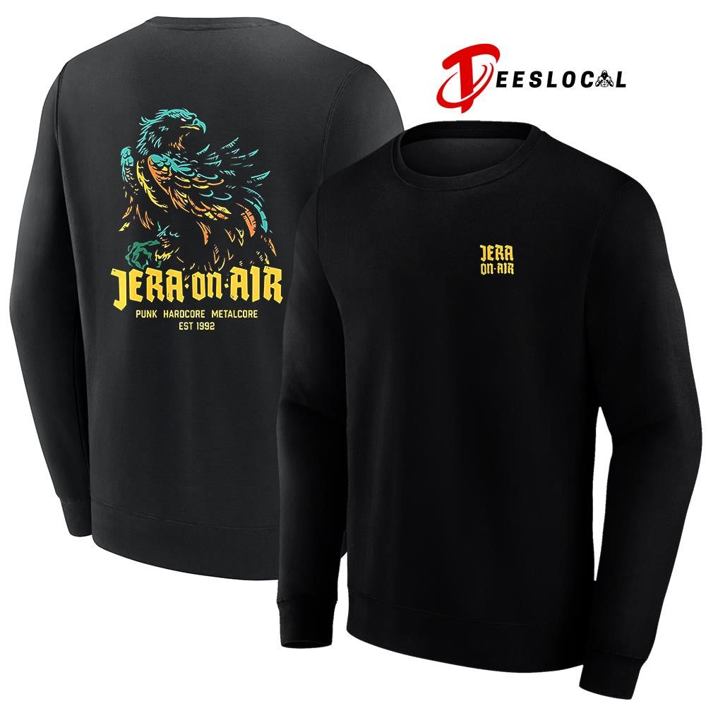 Jera On Air festival Ysselsteyn Netherlands logo with big eagle shirt
