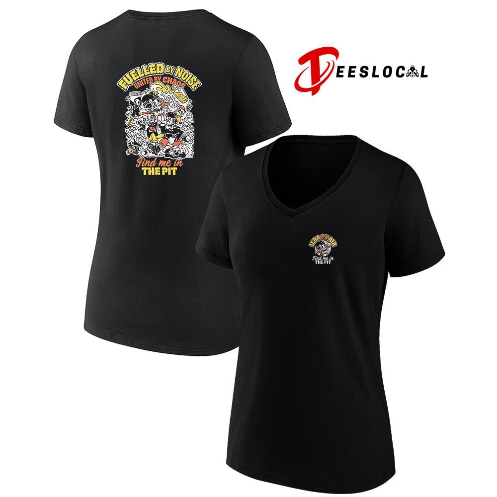 Jera On Air fuelled by noise united by chaos find me in the pit Ysselsteyn Netherlands shirt
