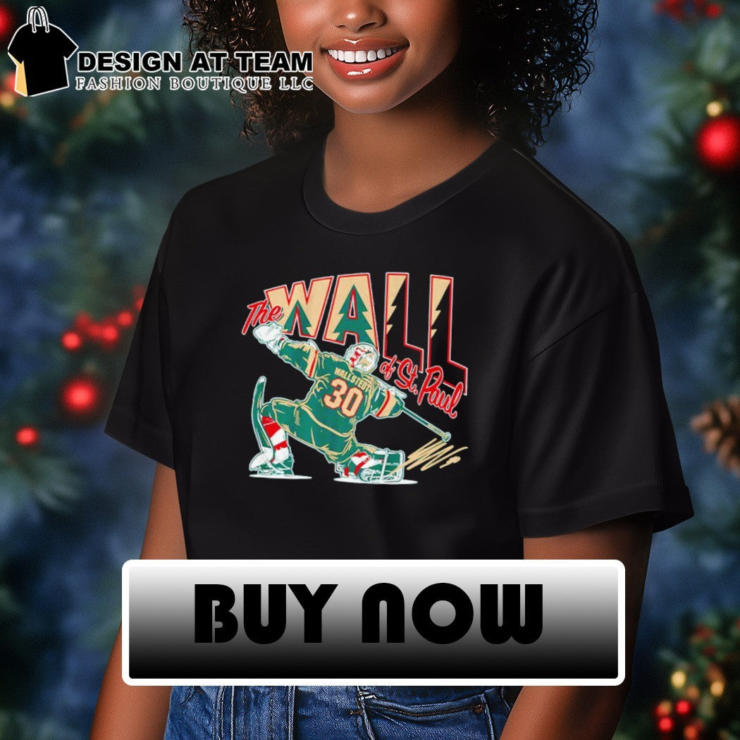 Jesper Wallstedt Minnesota Wild Hockey The Wall of St. Paul Remix shirt