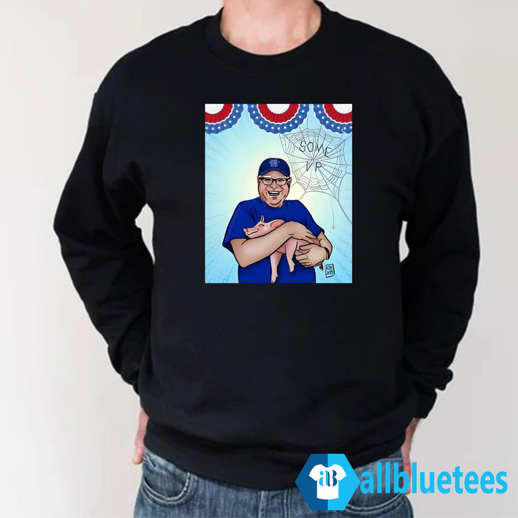 Jess Piper Tim Walz Hugs Pig Make America Happy Again Shirt