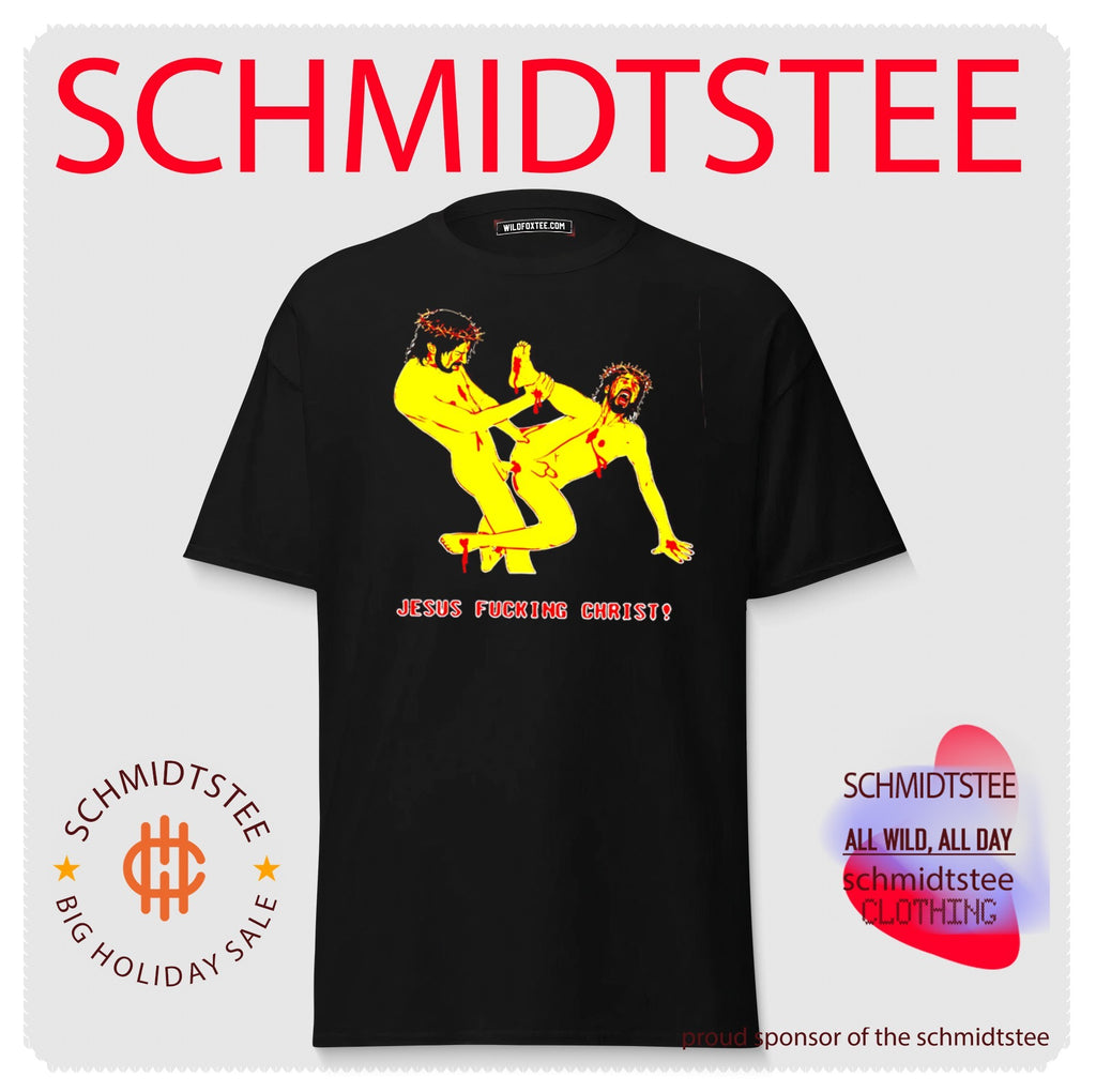 Jesus Fucking Christ blasphemous satire shirt