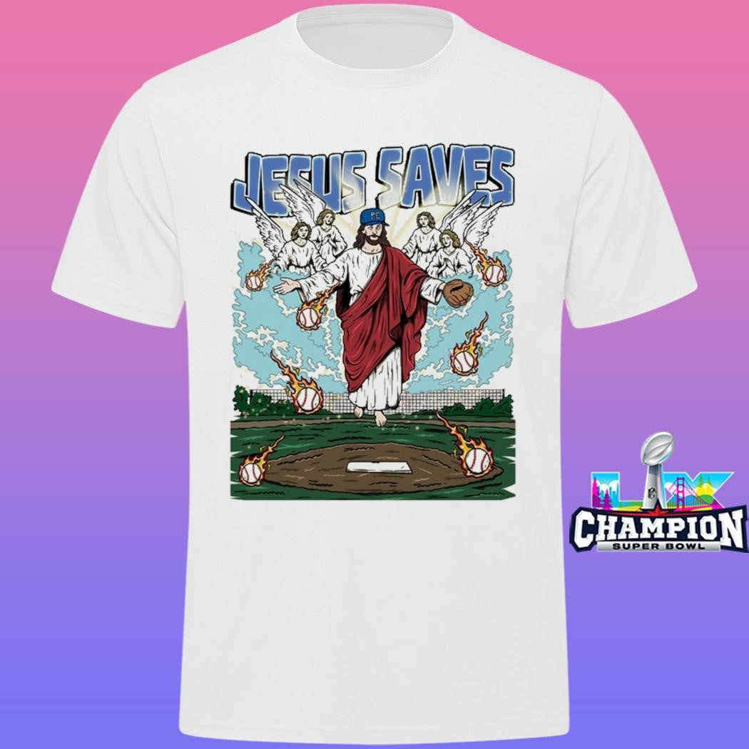 Jesus Saves The Baseball Shirt
