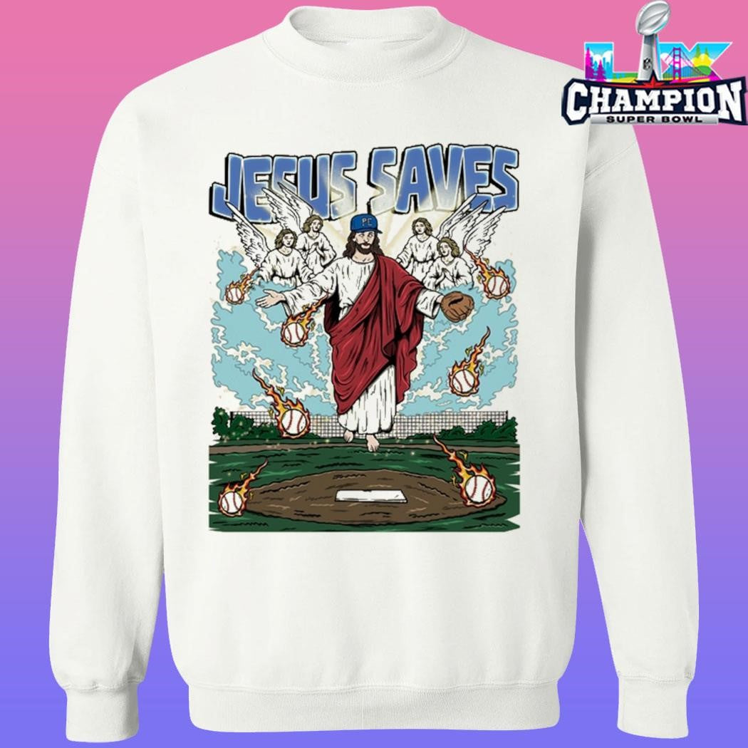 Jesus Saves The Baseball Shirt