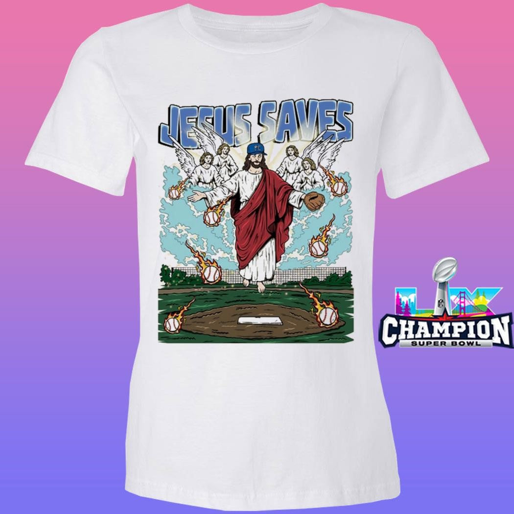 Jesus Saves The Baseball Shirt