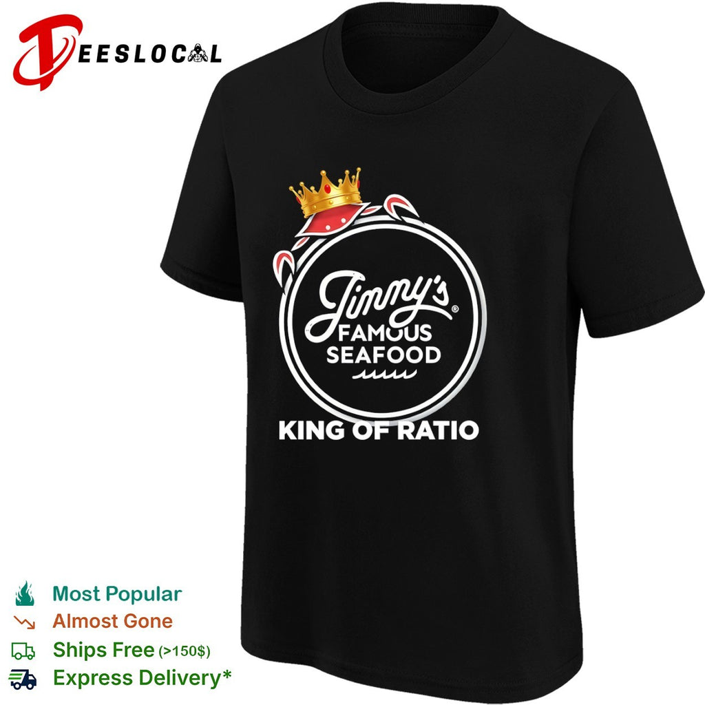 Jinny’s Famous Seafood King of Ratio Logo shirt