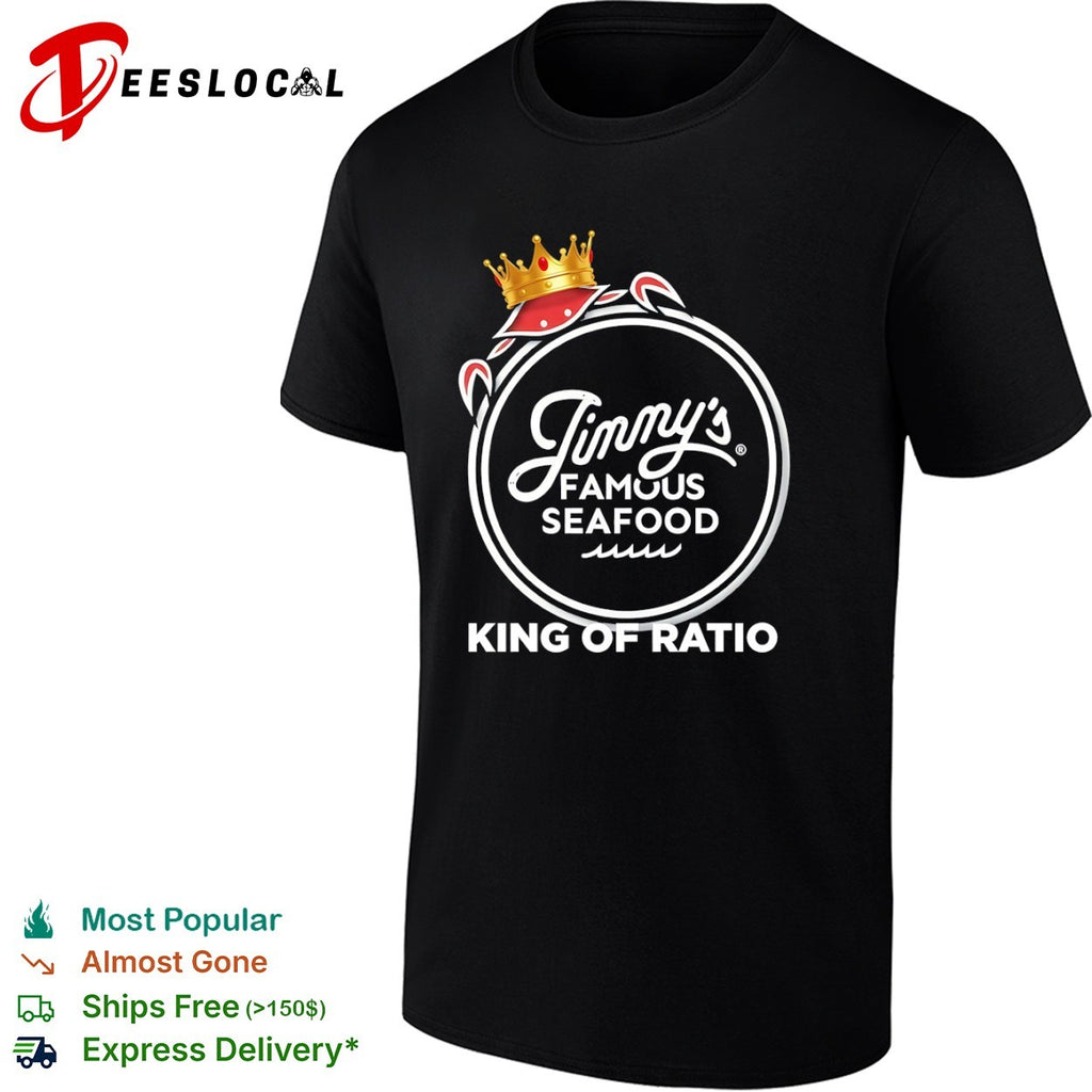 Jinny’s Famous Seafood King of Ratio Logo shirt