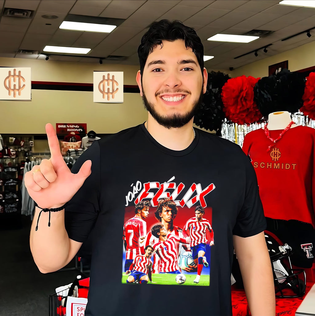Joao Felix Atletico Madrid Collage Soccer graphic shirt