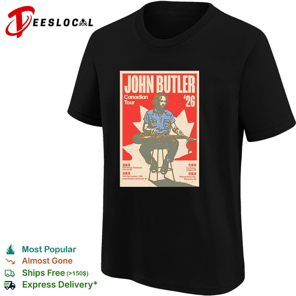John Butler Canadian tour 26 shirt