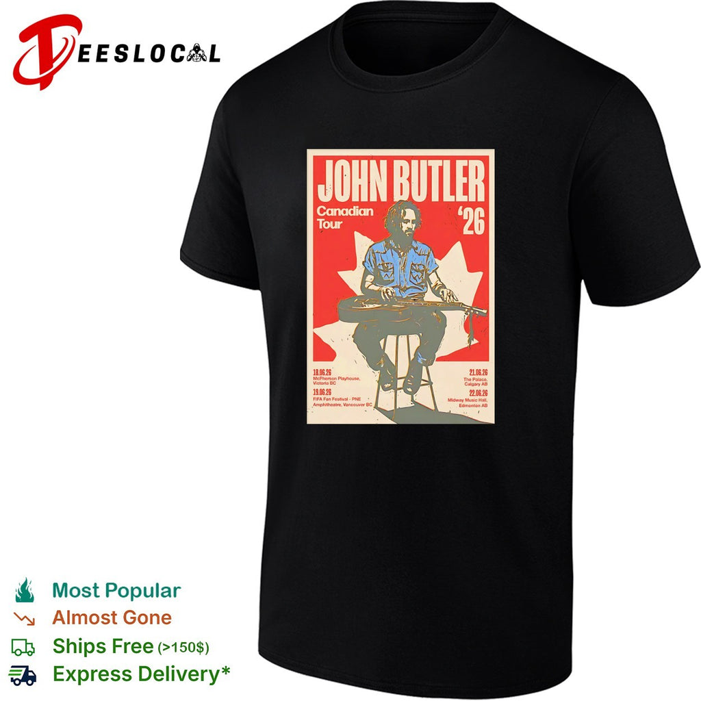 John Butler Canadian tour 26 shirt