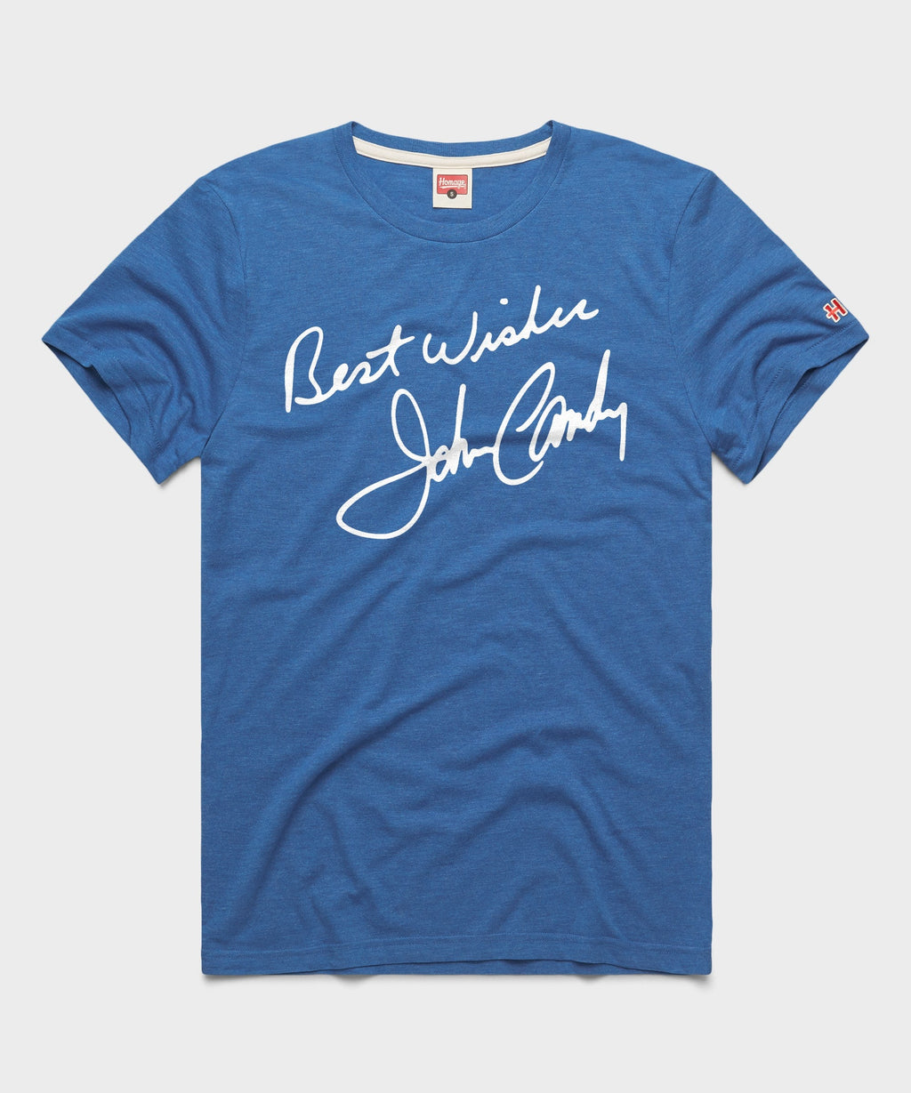 John Candy Best Wishes Signature
