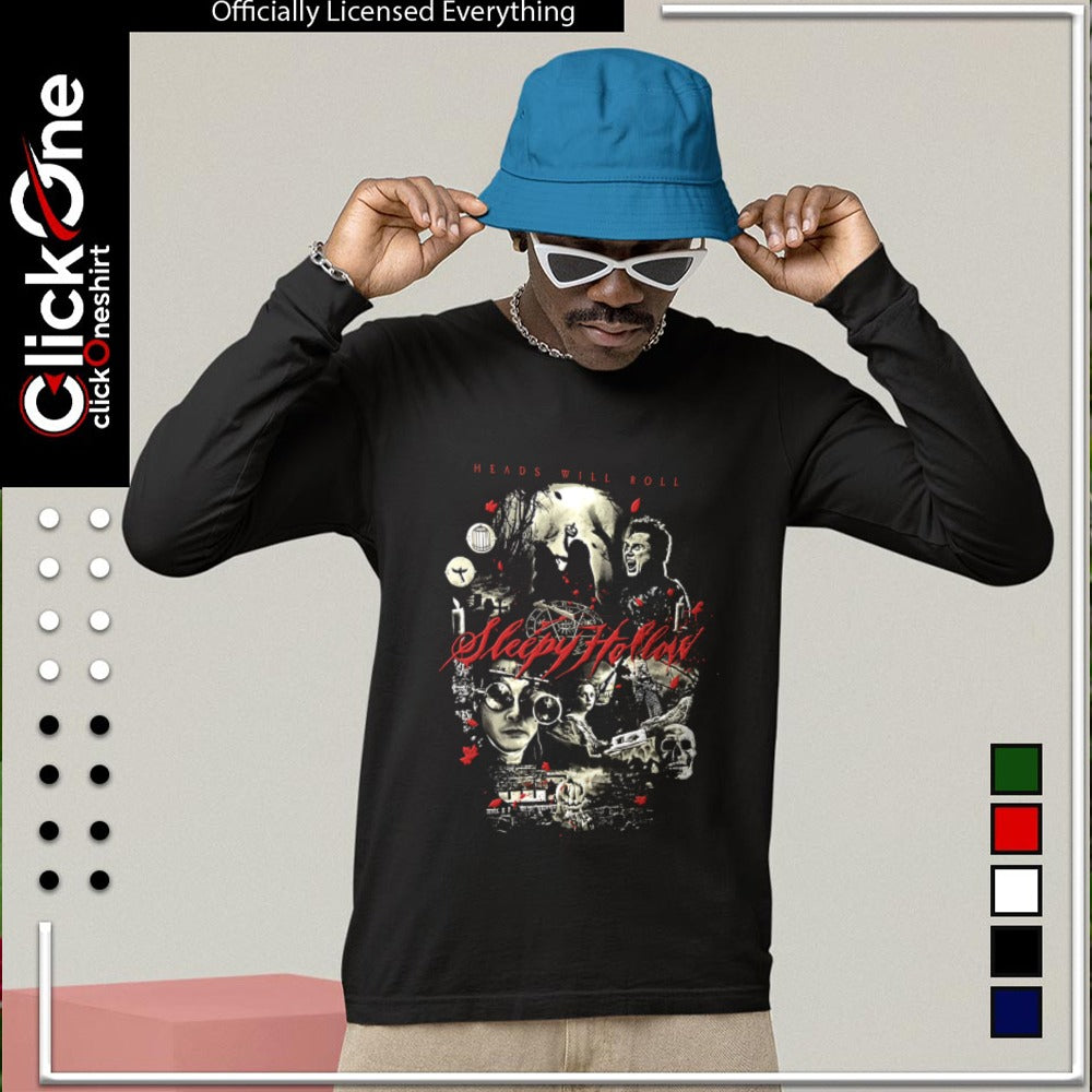 Johnny Depp Christina Ricci Christopher Walken Sleepy Hollow Heads Will Roll shirt