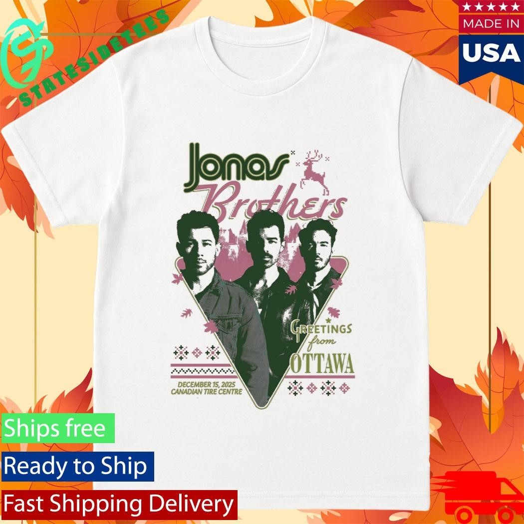 Jonas Brothers Greetings From Your Hometown Ottawa On Shirt