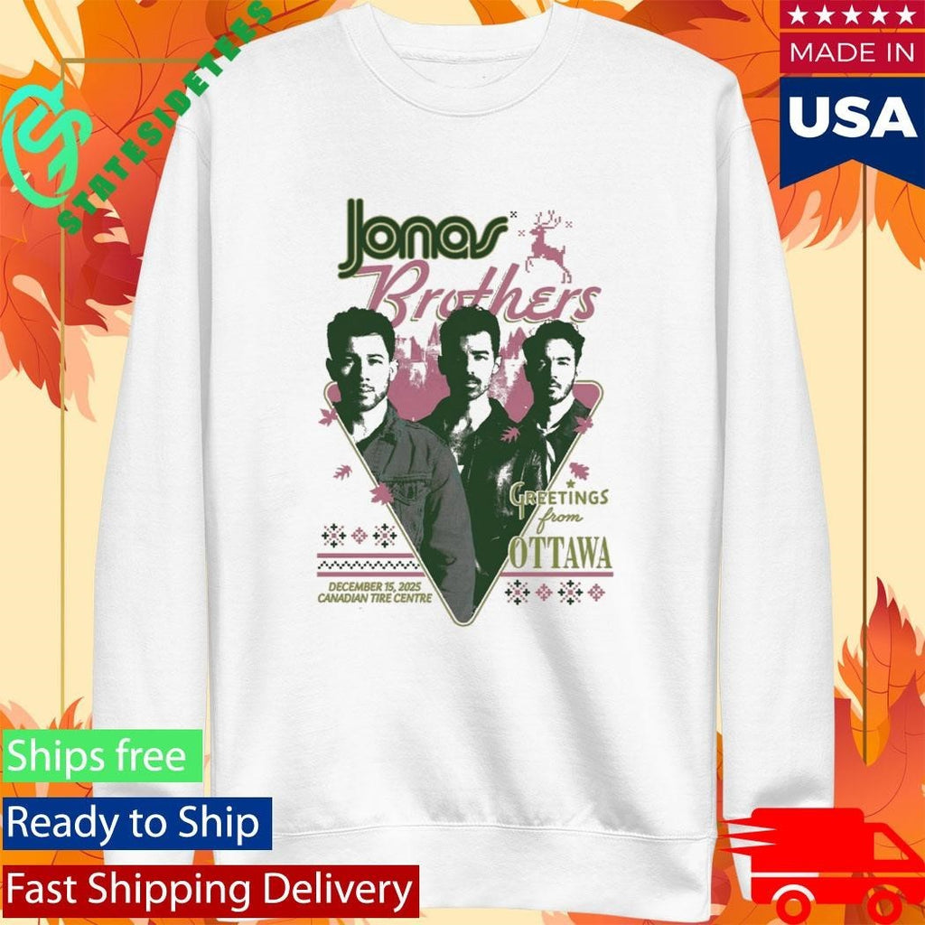 Jonas Brothers Greetings From Your Hometown Ottawa On Shirt