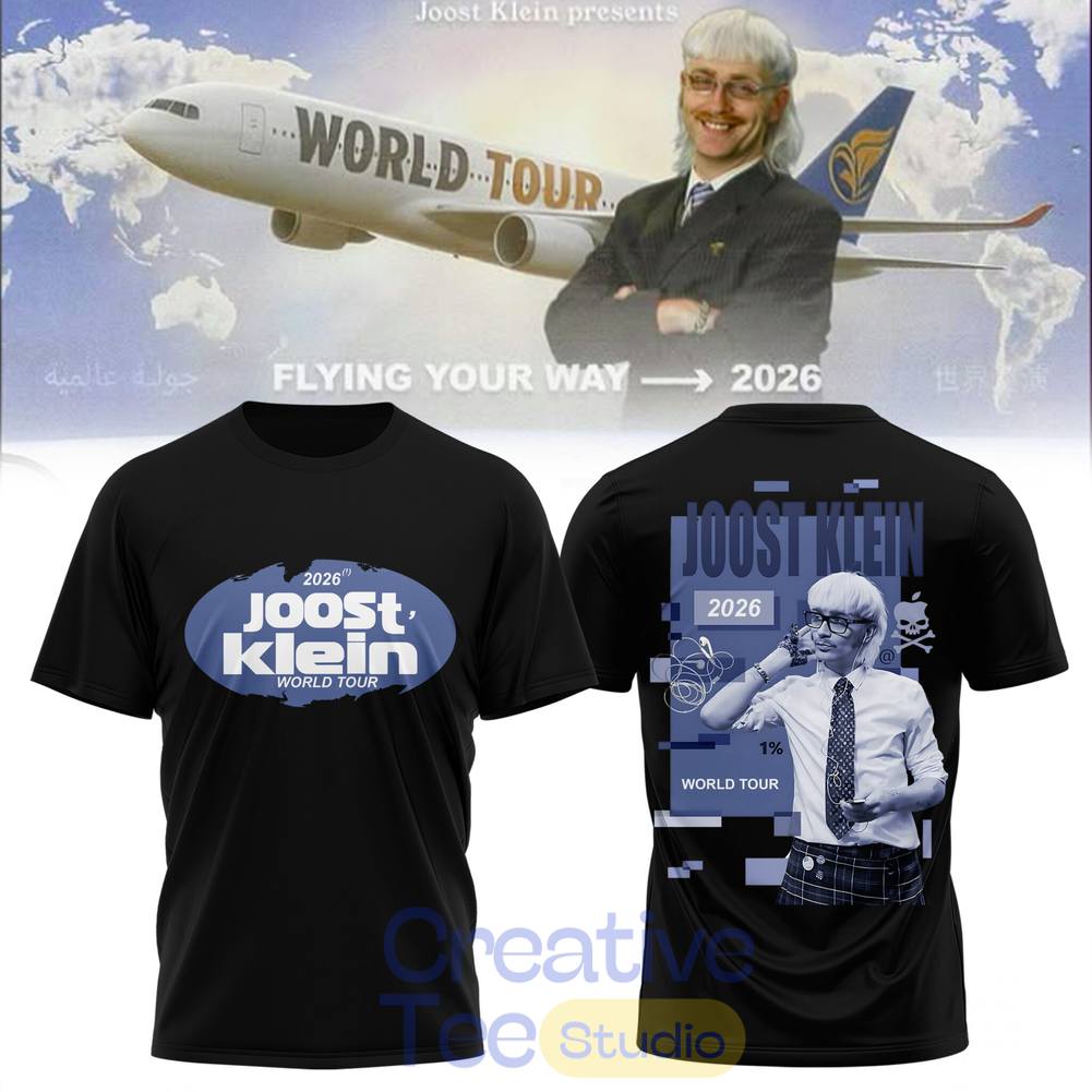 Joost Klein Flying Your Way World Tour 2026 Special Tee Hoodie