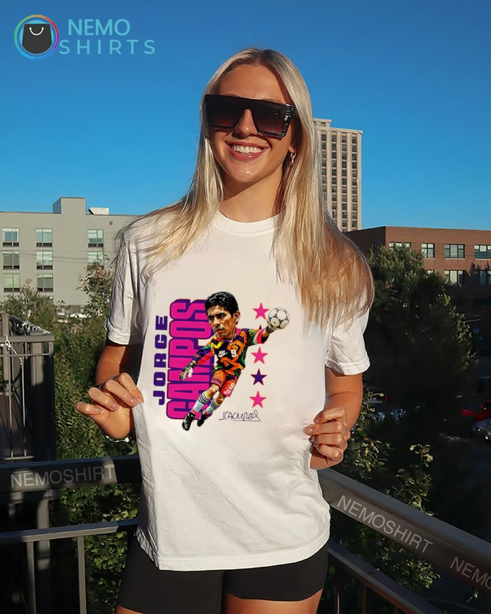 Jorge Campos Mexican goalkeeper jersey signature shirt