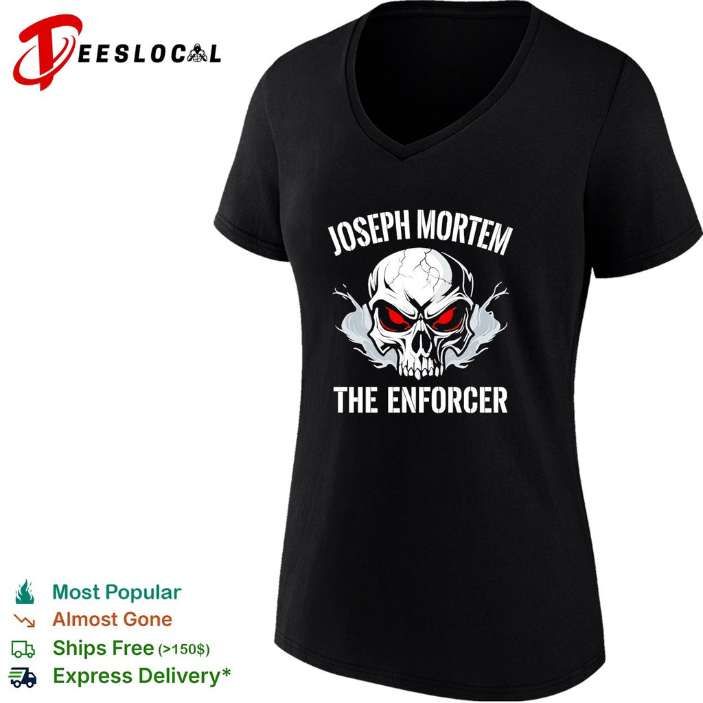 Joseph mortem the enforcer skull shirt