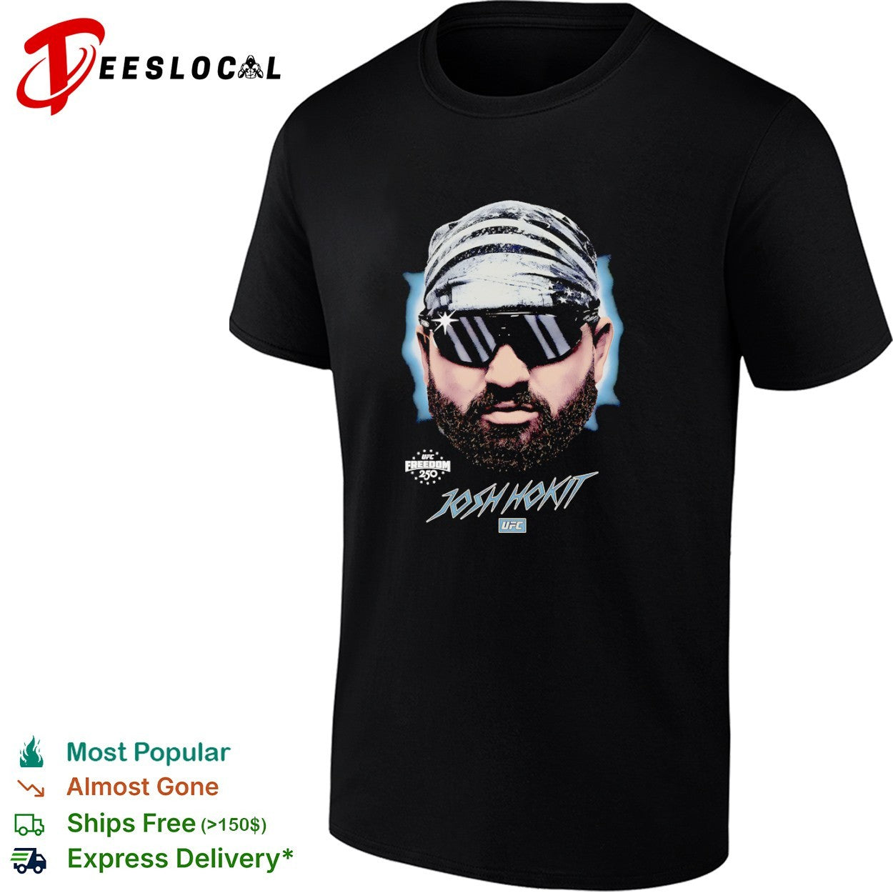 Josh Hokit UFC Freedom 250 shirt Josh Hokit Freedom 250 shirt