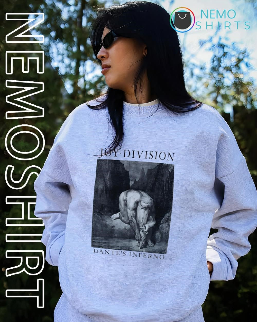 Joy Division Dante’s inferno Gustave Dore engraving shirt