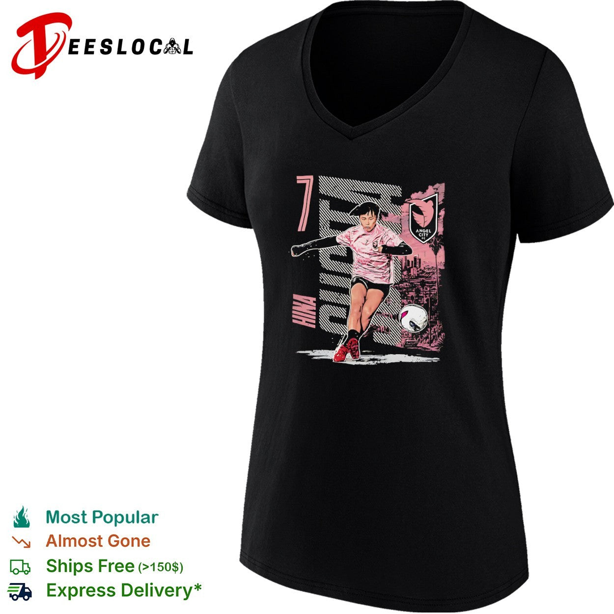 Jun Endo 7 Angel City FC NWSL Shirt