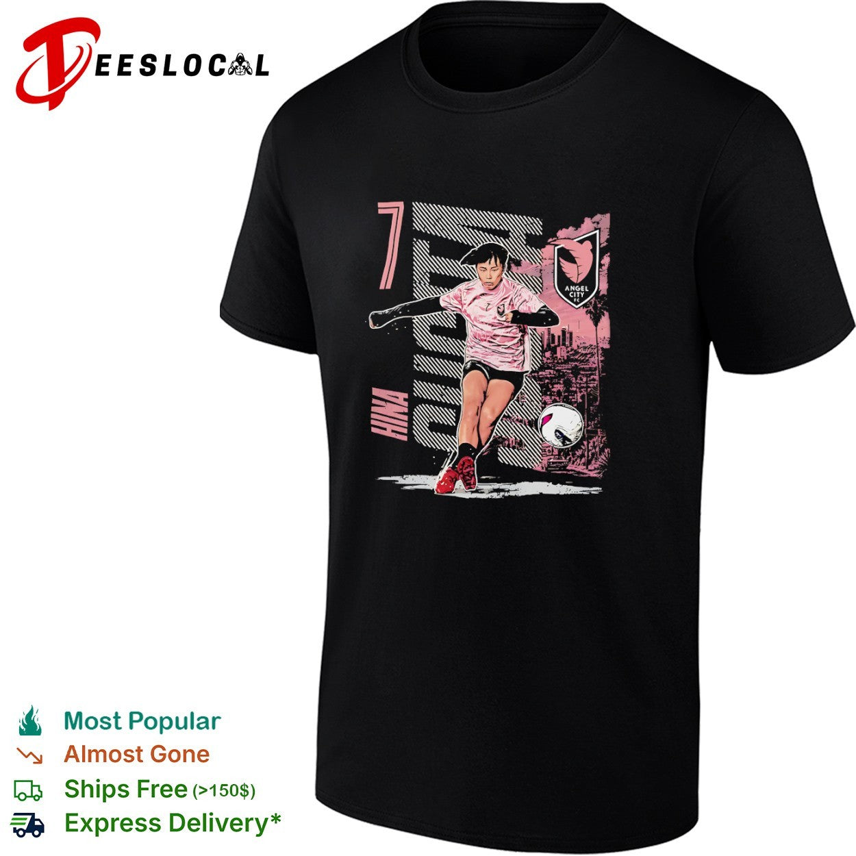 Jun Endo 7 Angel City FC NWSL Shirt