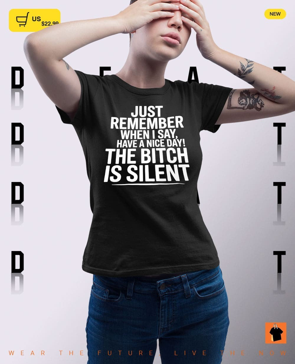 Just remember when I say have a nice day the bitch is silent shirt