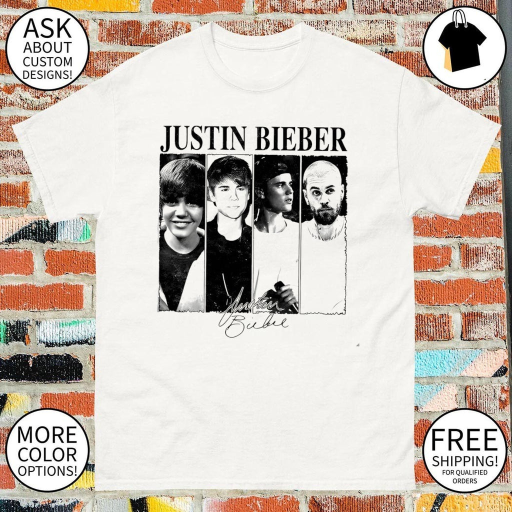 Justin Bieber Musical Journey Eras Vintage shirt