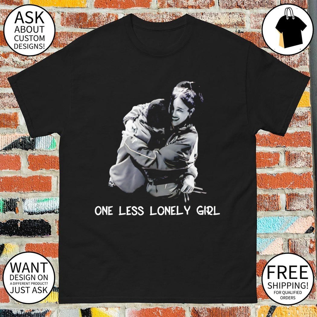 Justin Bieber and Billie Eilish Coachella One Less Lonely Girl shirt