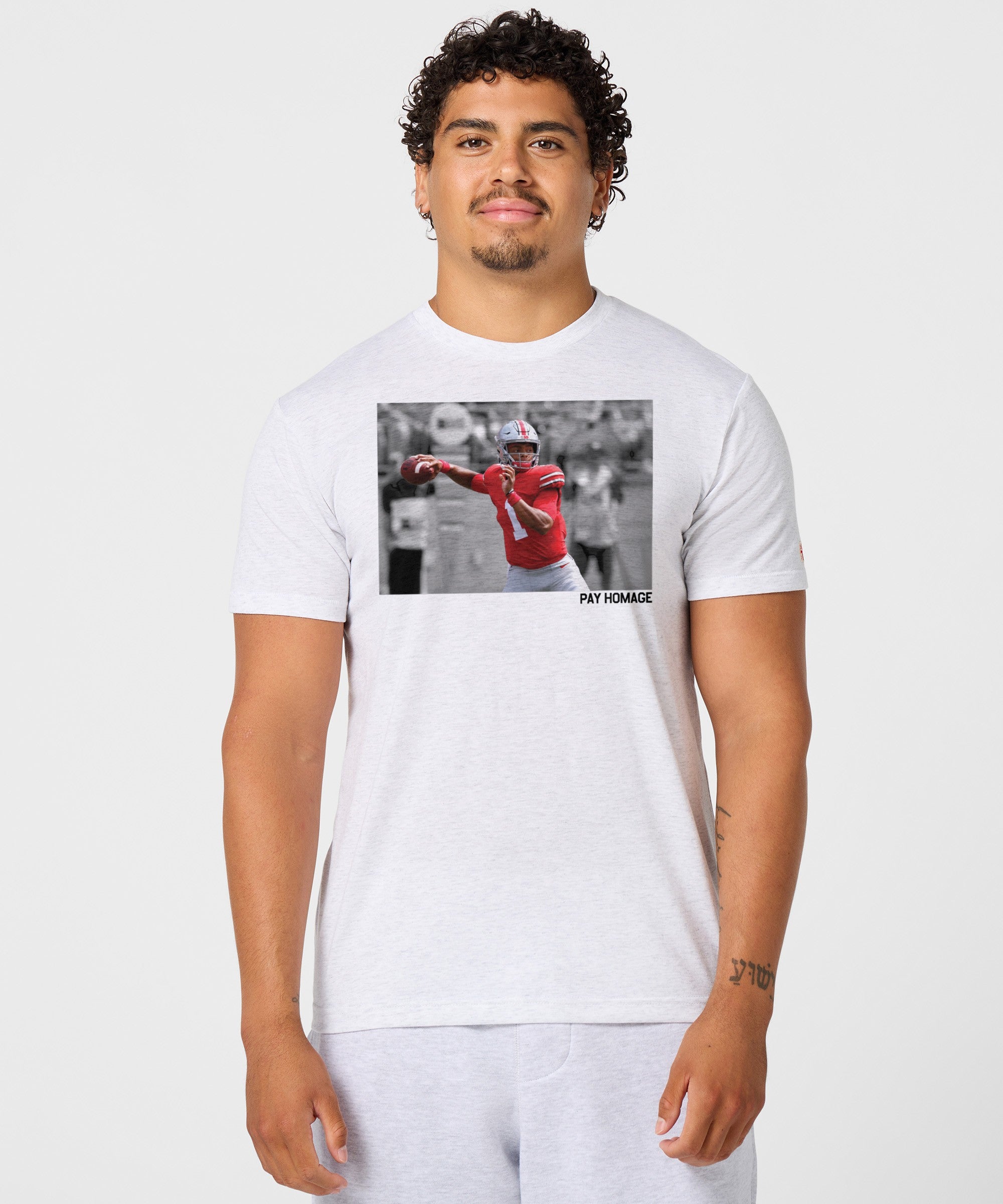 Justin Fields Pay Homage