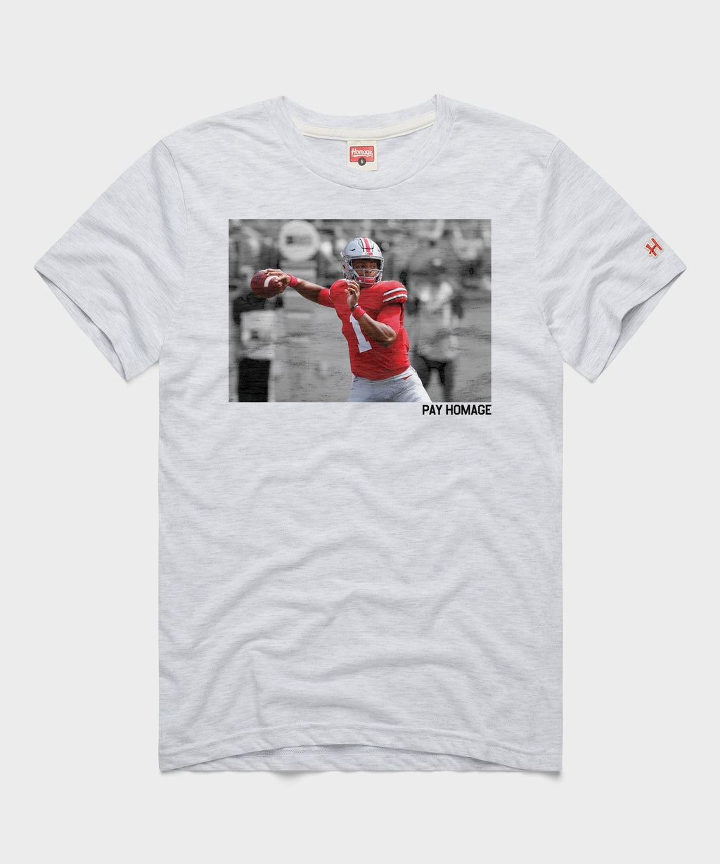 Justin Fields Pay Homage