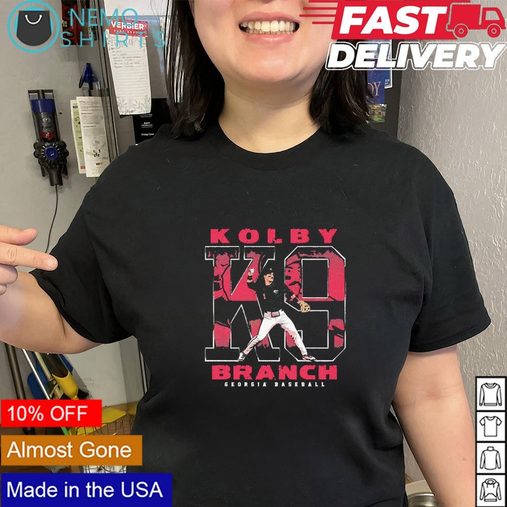 K9 Kolby Branch Georgia Bulldogs baseball player shirt