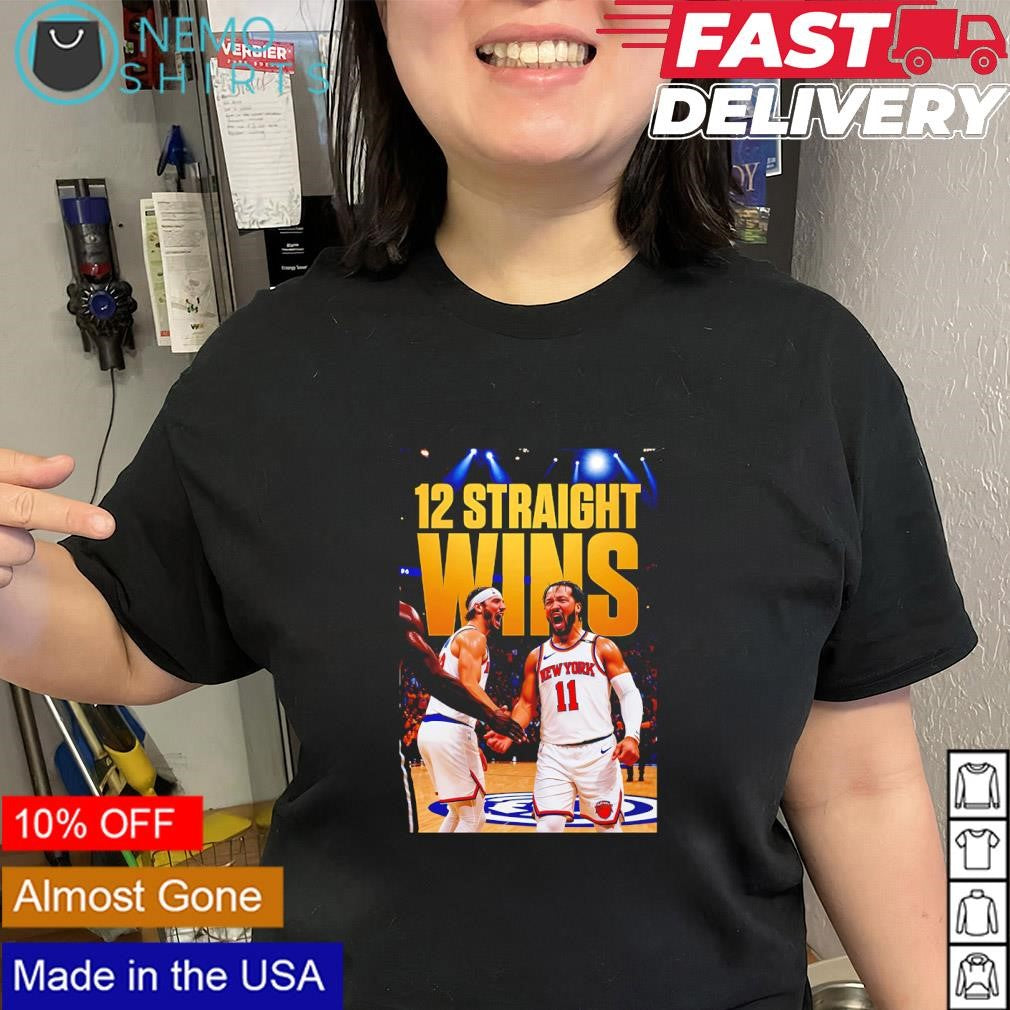 New York Knicks winning 12 straight games shirt