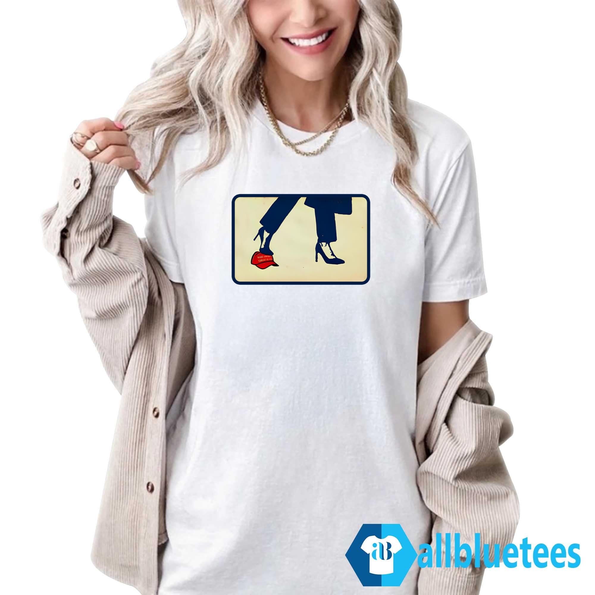 Kamala 2024 Anti-Maga High Heels Step On Red Hat Shirt