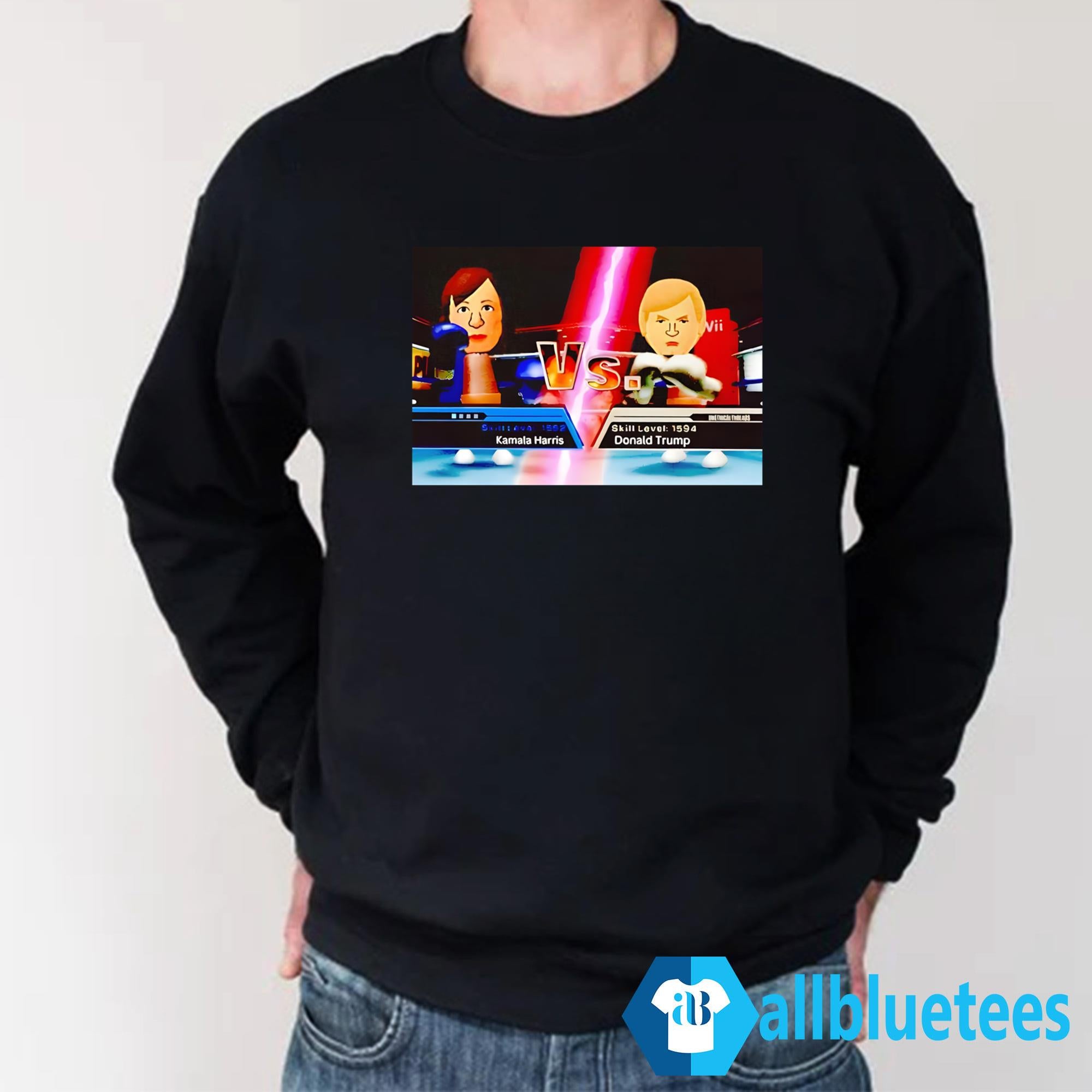 Kamala Harris X Donald Trump Wii Boxing Presidential Election Shirt